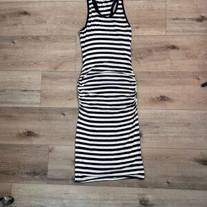 Halogen Black and White Sleeveless Bodycon Dress